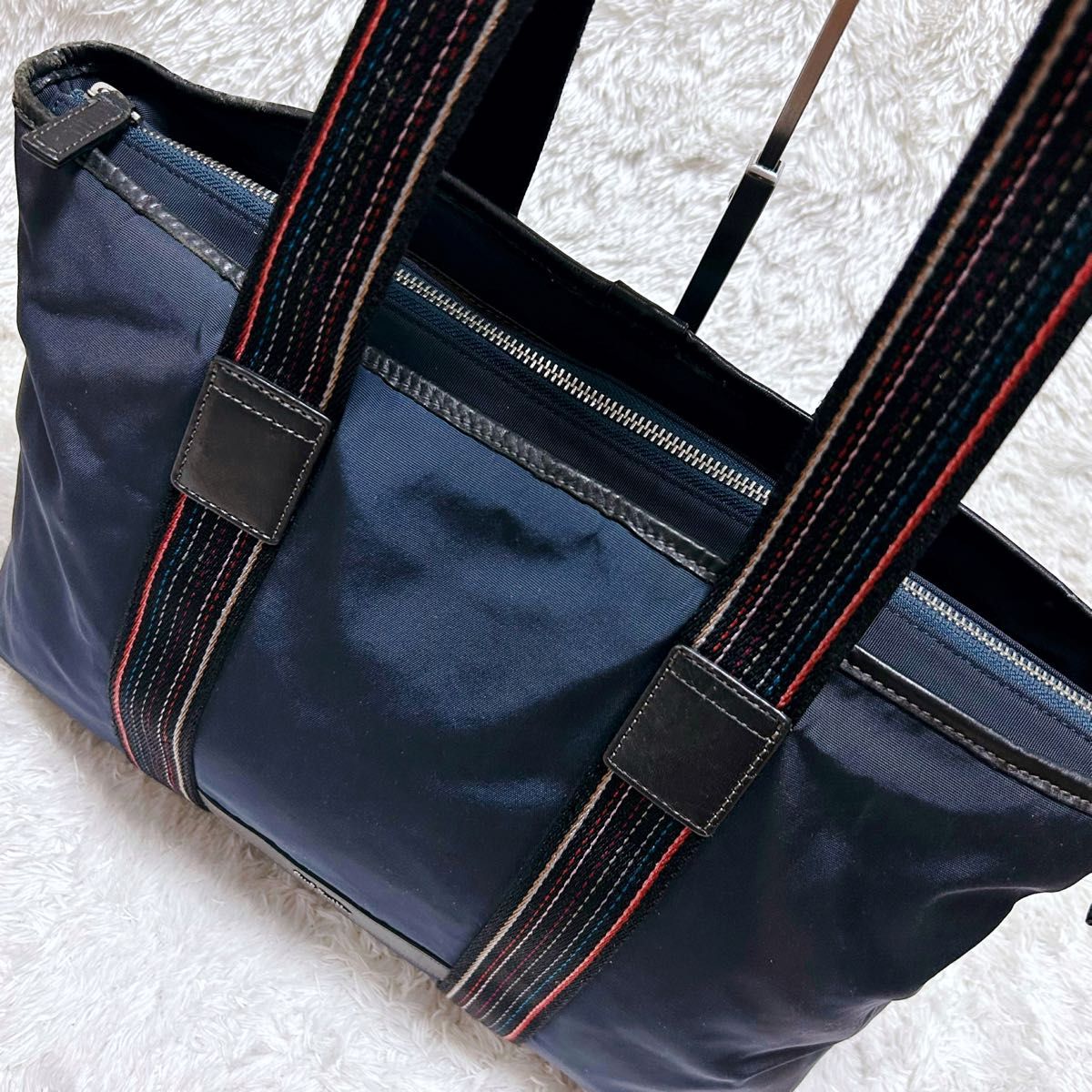 Paul Smith ポールスミス マルチストライプ ビジネスバッグ Paul Smith ポールスミス マルチストライプ ビジネスバッグ