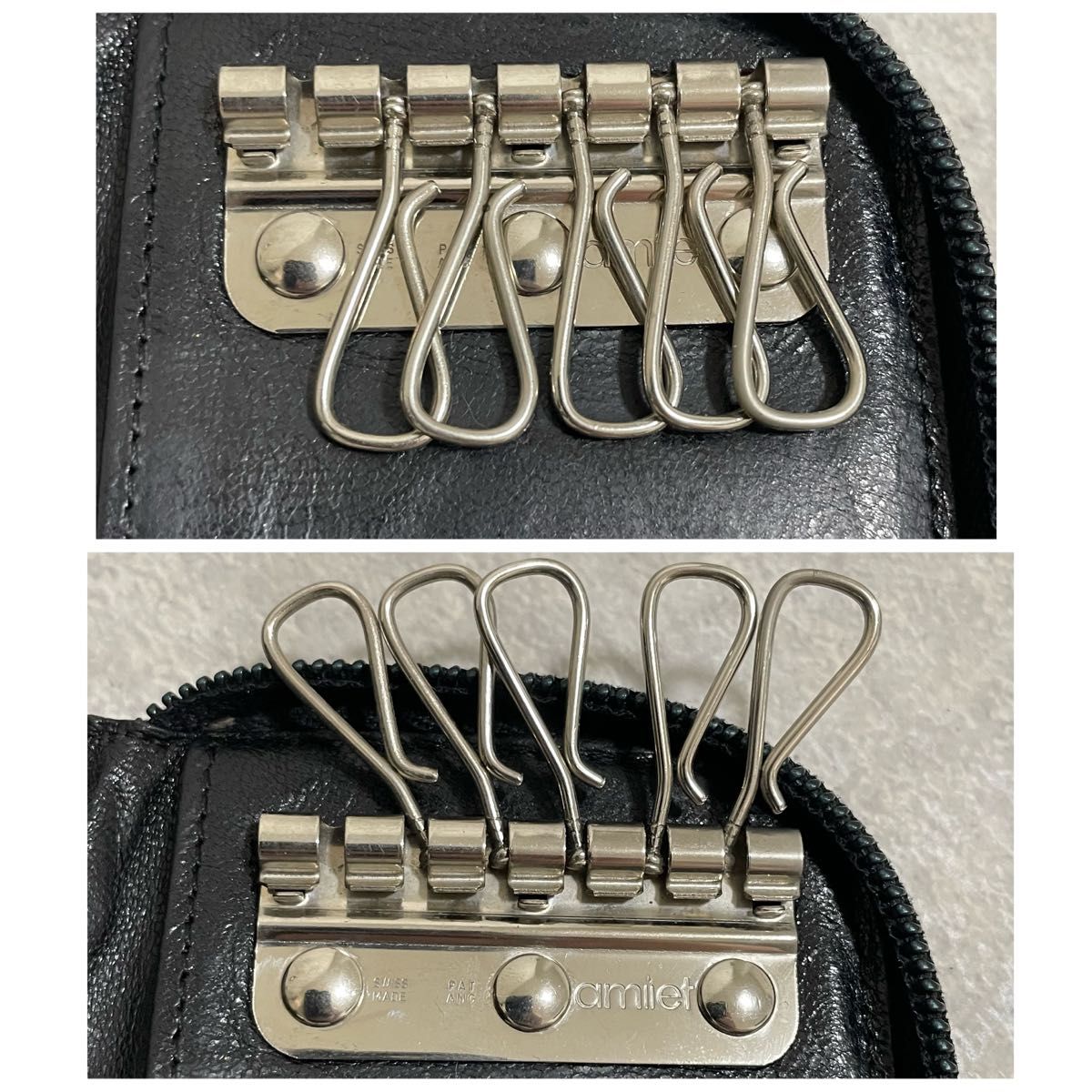 希少 PRADA プラダ ラウンドジップ キーケース 6連 レザー 希少 PRADA プラダ ラウンドジップ キーケース 6連 レザー