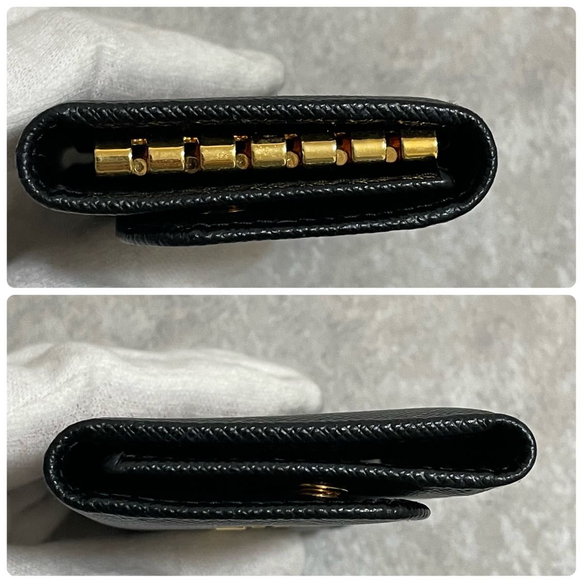 新品未使用 PRADA プラダ サフィアーノレザー キーケース 6連 新品未使用 PRADA プラダ サフィアーノレザー キーケース 6連