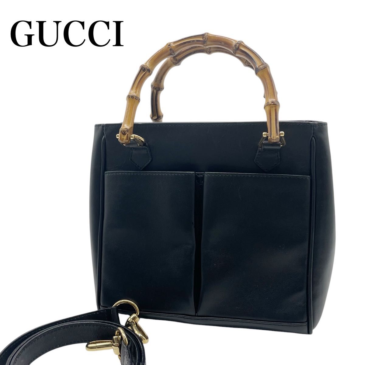 GUCCI グッチ オールド バンブー 2way ショルダーバッグ GUCCI グッチ オールド バンブー 2way ショルダーバッグ