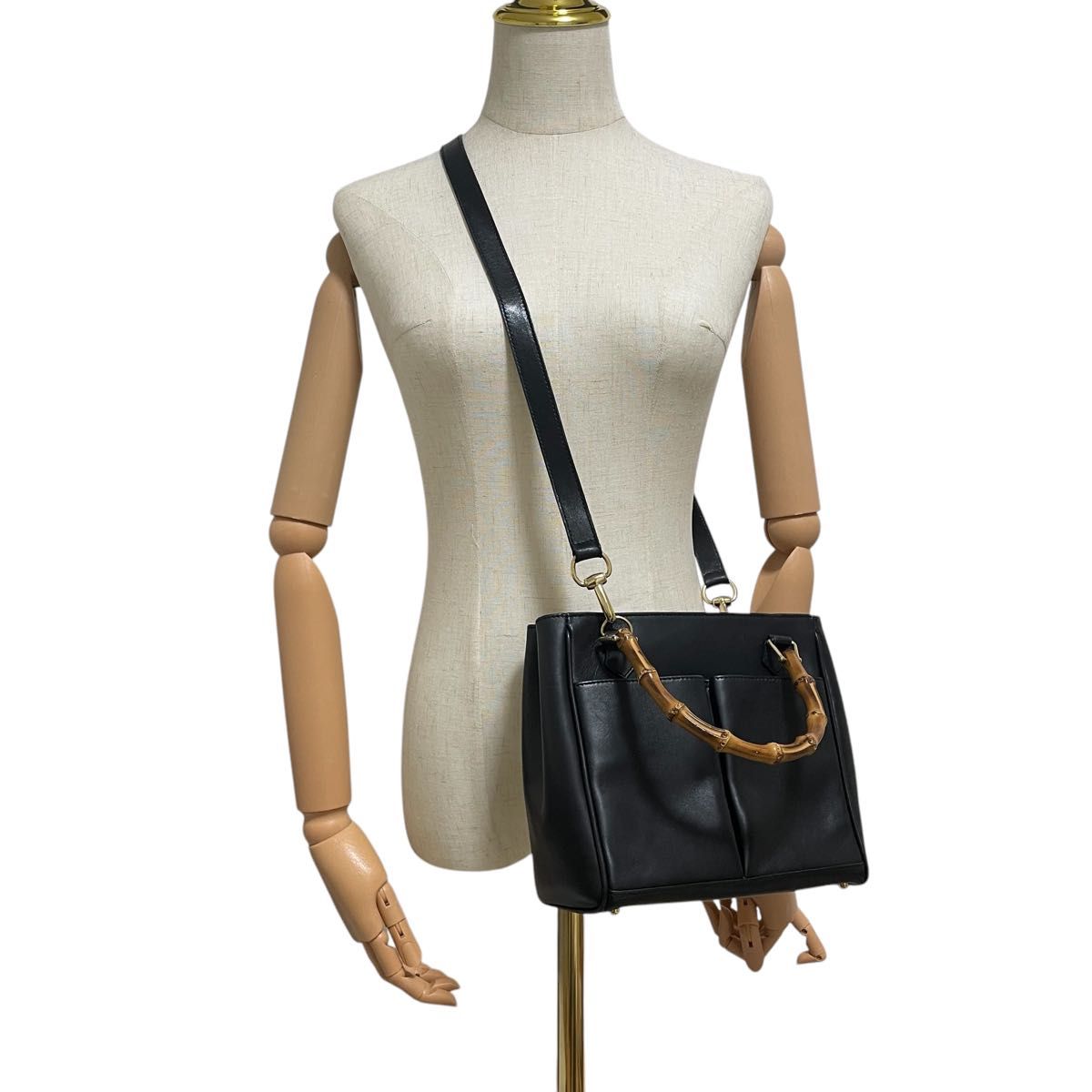GUCCI グッチ オールド バンブー 2way ショルダーバッグ GUCCI グッチ オールド バンブー 2way ショルダーバッグ