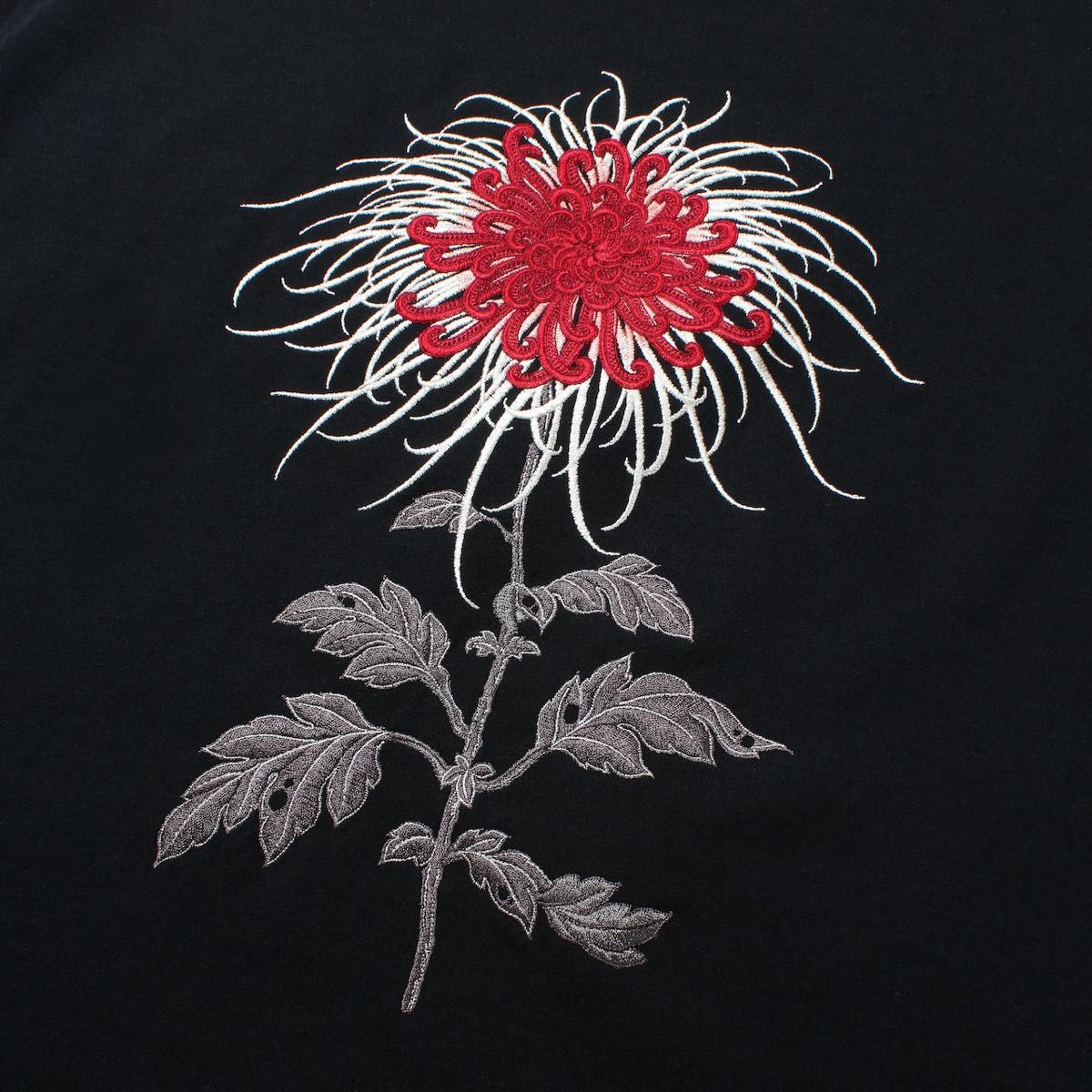 Lサイズ GAKKIN × BUDSPOOL 日章菊 EMBROIDERY L/S TEE ロンT 舐 Lサイズ GAKKIN × BUDSPOOL 日章菊 EMBROIDERY L/S TEE ロンT 舐