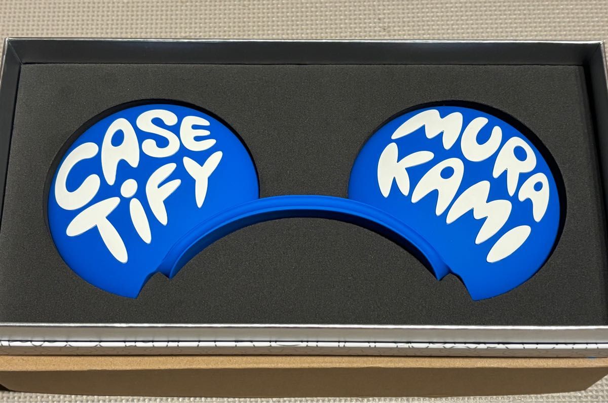 村上隆 CASETiFY MR. DOB コレクティブルヘッドホンケース ブルー TAKASHI MURAKAMI 村上隆 x CASETiFY MR DOB MR DOB