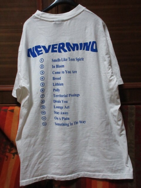 USA製 giant シングルステッチ NIRVANA ニルヴァーナ Nevermind USA製 giant シングルステッチ NIRVANA ニルヴァーナ Nevermind