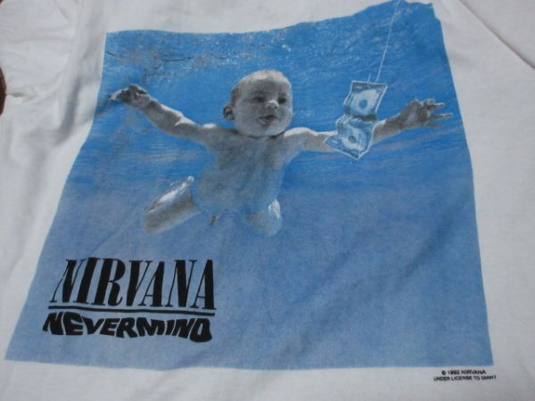 USA製 giant シングルステッチ NIRVANA ニルヴァーナ Nevermind USA製 giant シングルステッチ NIRVANA ニルヴァーナ Nevermind