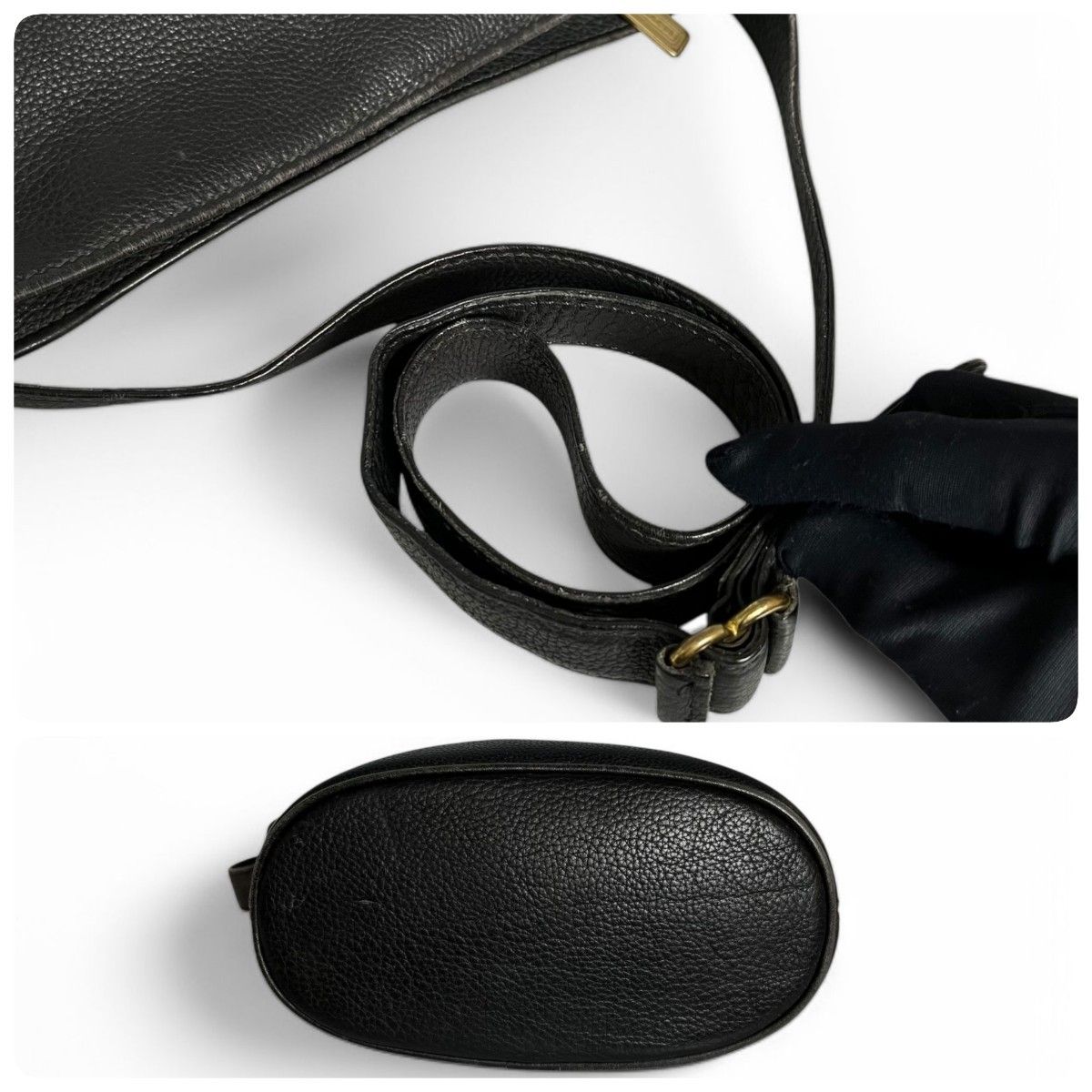 美品 COACH コーチ ショルダーバッグ バケツ レザー ブラック 美品 COACH コーチ ショルダーバッグ バケツ レザー ブラック