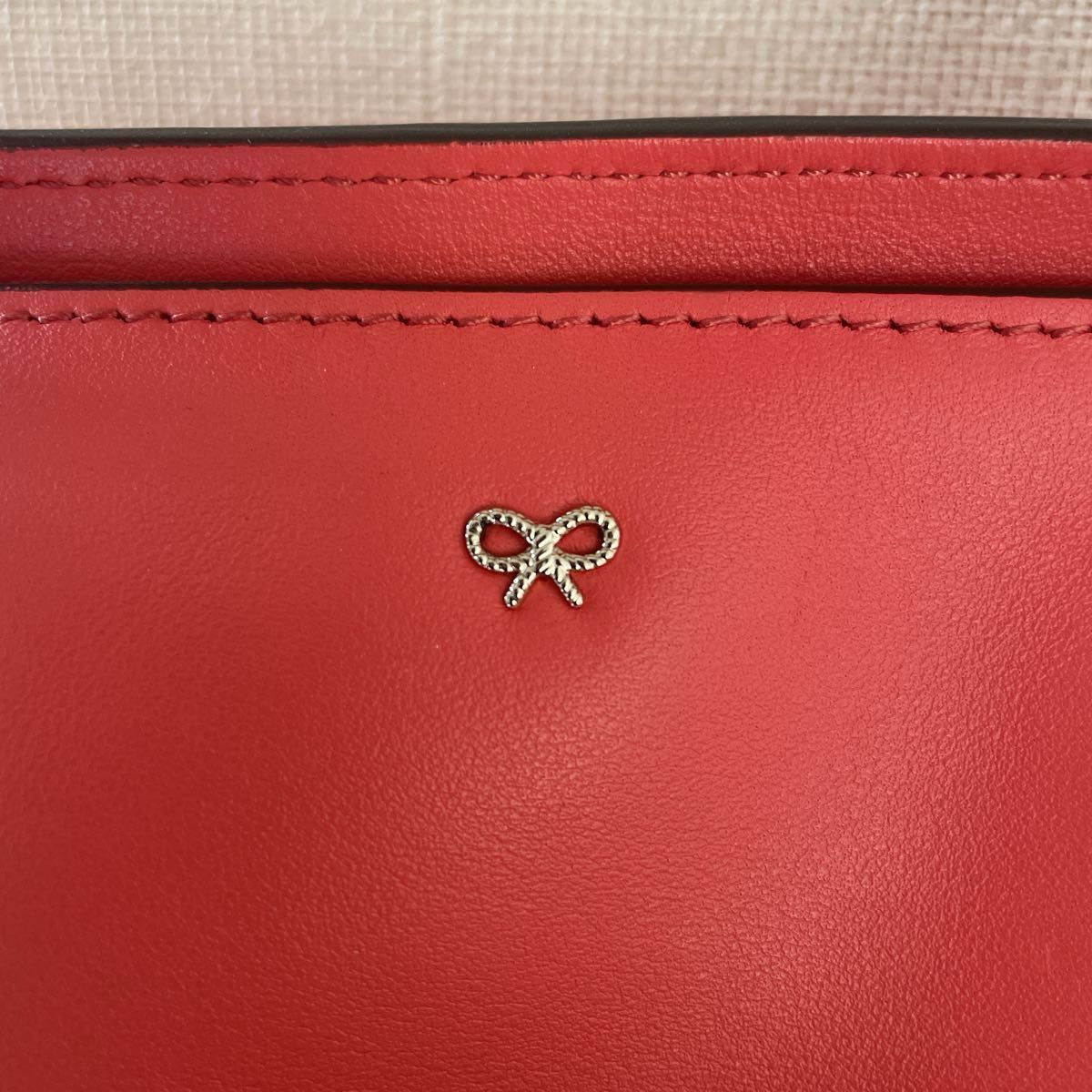 ANYA HINDMARCH バッグ コーラルピンク オレンジ アニヤハインド ANYA HINDMARCH バッグ コーラルピンク オレンジ アニヤハインド