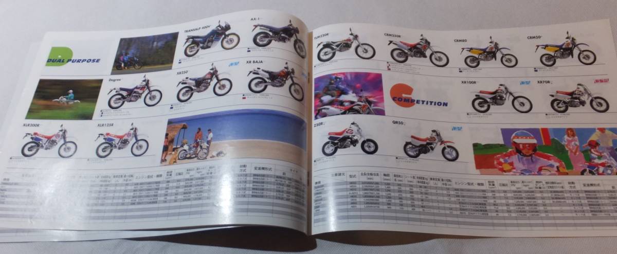 HONDA 1996 MOTORCYCLE FULL LINE UP VOL.3 ホンダ　カタログ ★Wm3208_画像5
