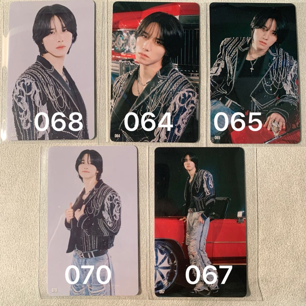 バラ売可 佐藤景瑚 JO1DERSHOW2024 トレカ5枚セット 064 070 067 バラ売可 佐藤景瑚 JO1DERSHOW2024 トレカ5枚セット 064 070 067