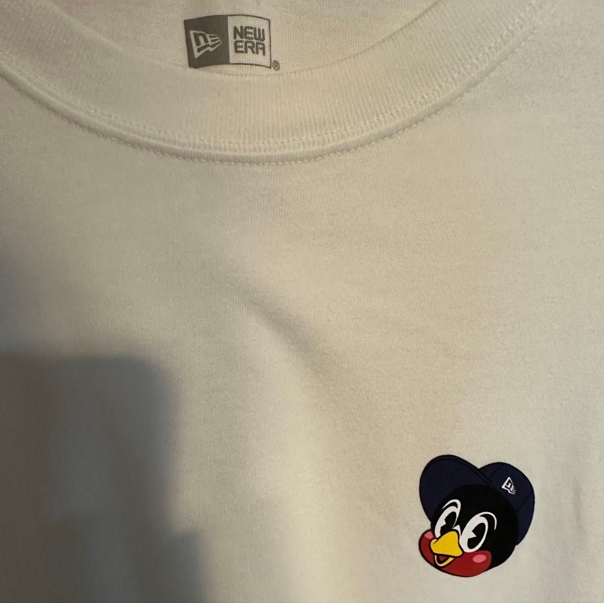 限定品 ニューエラ×ヤクルトスワローズ つば九郎 プリント T 限定品 ニューエラ×ヤクルトスワローズ つば九郎 プリント T