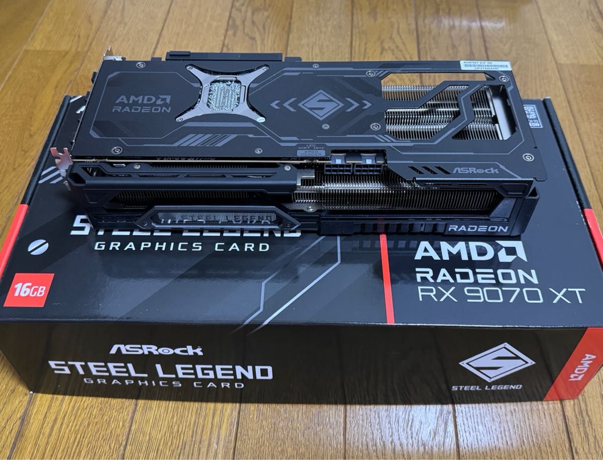 美品 ASRock RX 9070XT Steel Legend Dark 16GB|Yahoo!フリマ 美品 ASRock RX 9070XT Steel Legend Dark 16GB|Yahoo!フリマ