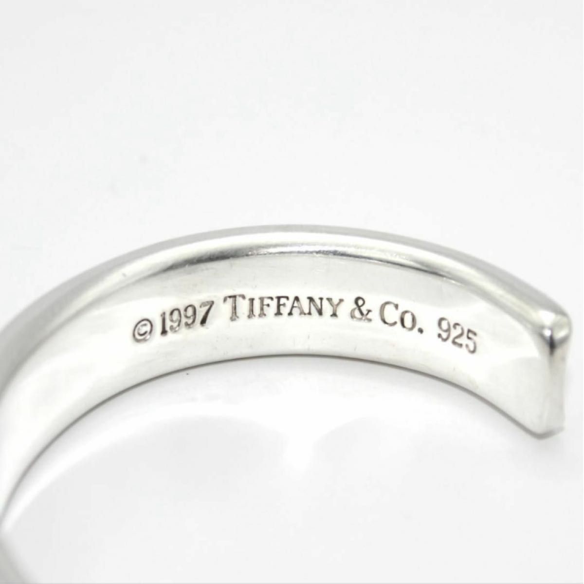美品 Tiffany&Co ティファニー 1837 ナロー カフ バングル 美品 Tiffany&Co ティファニー 1837 ナロー カフ バングル