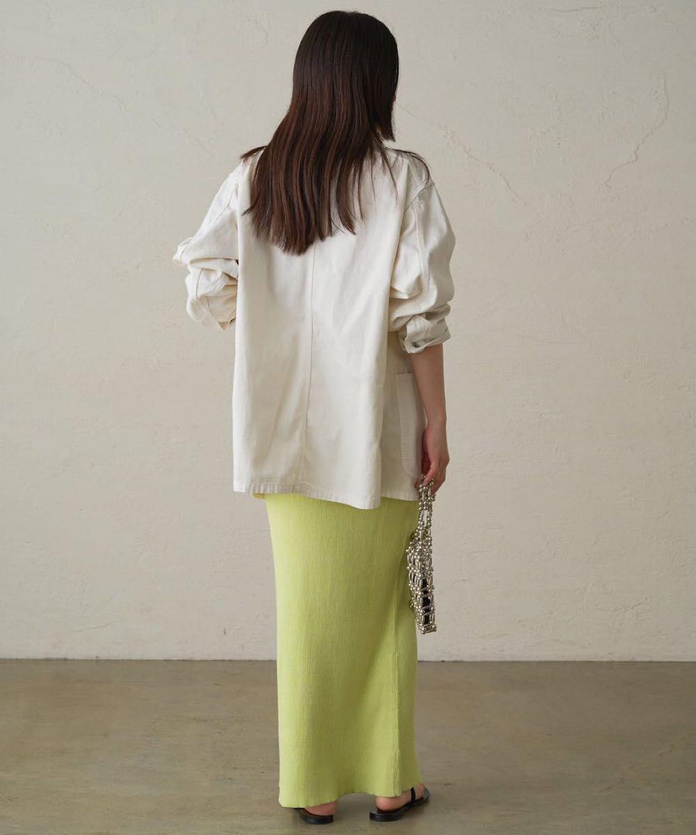 新品 Loungedress ニットセミフレアスカート ラウンジドレス 新品 Loungedress ニットセミフレアスカート ラウンジドレス