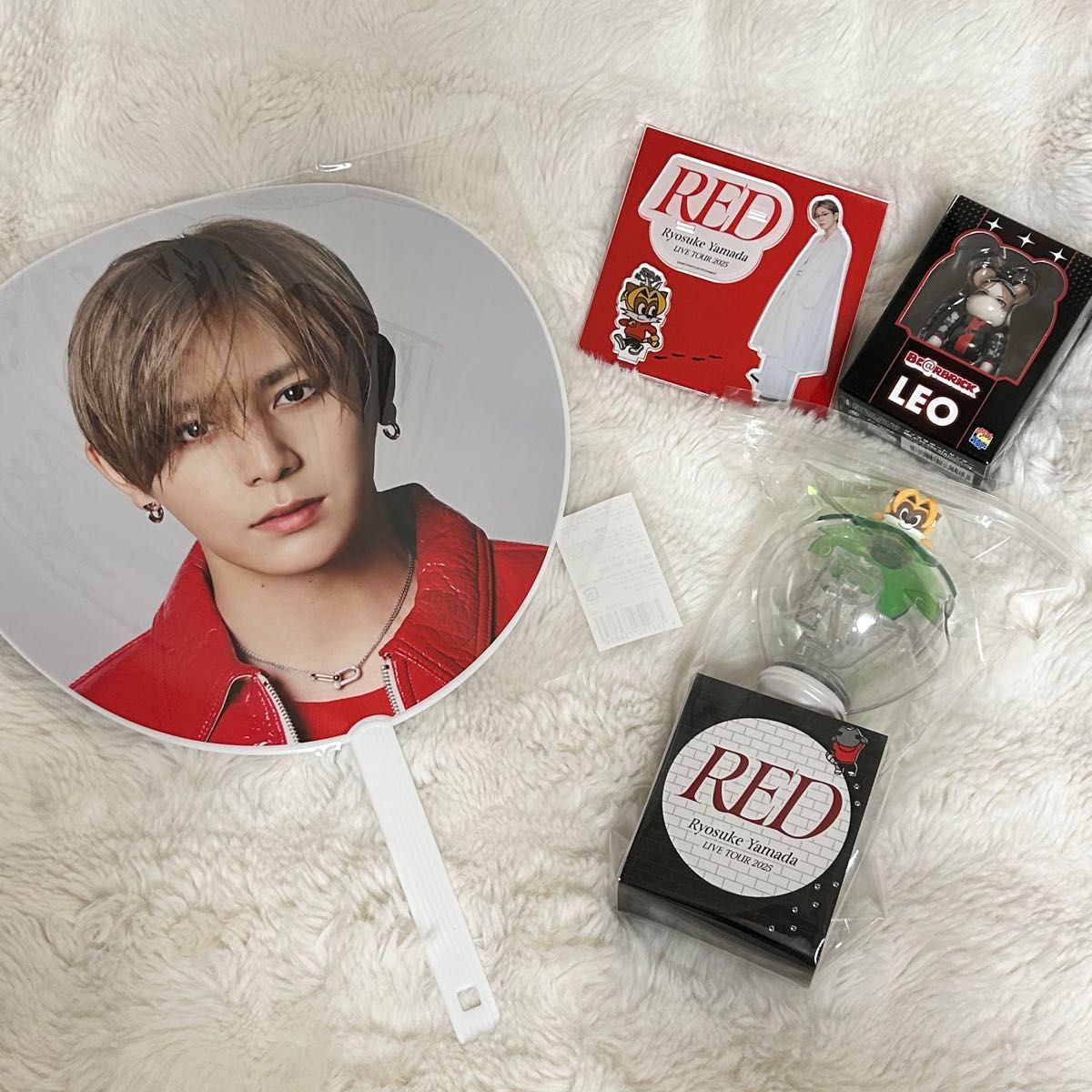 山田涼介 RED LIVE TOUR 2025 グッズ ペンライト うちわ 山田涼介 RED LIVE TOUR 2025 グッズ ペンライト うちわ