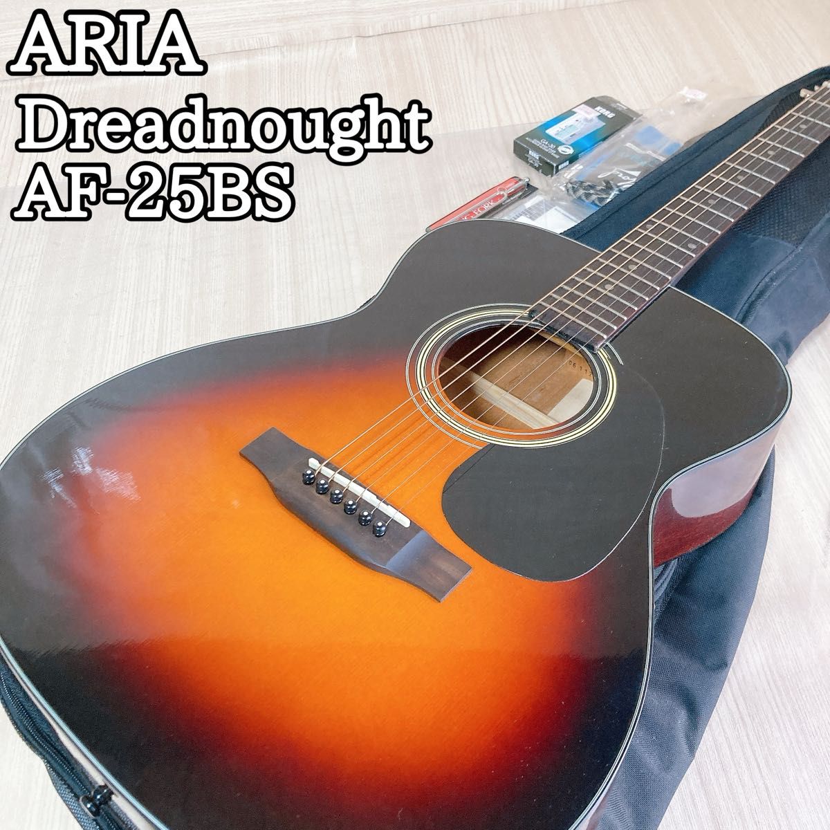 アリア ARIA アコースティックギター AF-25BS 弦楽器 アコギ アリア ARIA アコースティックギター AF-25BS 弦楽器 アコギ