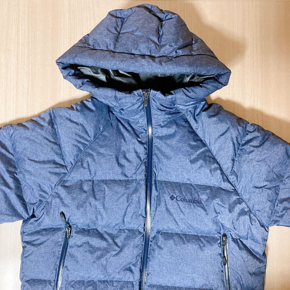 web限定アイテム コロンビア XL ネイビー ブルー ダウンジャケット Columbia ジャケット・アウター