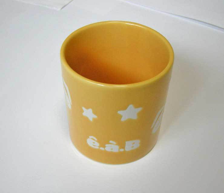 【未使用品】べべ　eab　マグカップ　イエロー　　直径　約7.5㎝ 高さ　約　8㎝　５００円～_画像2