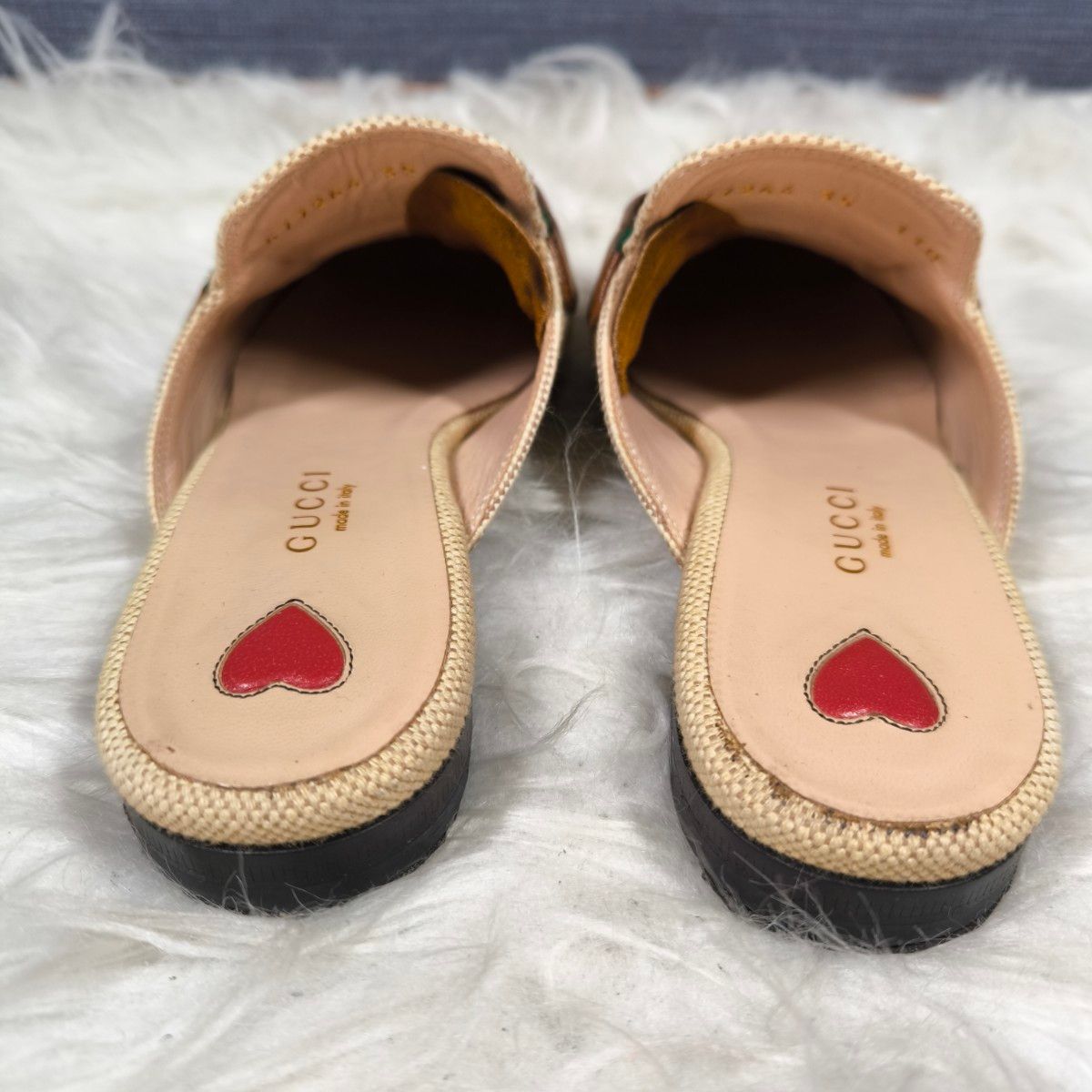 アッパー美品【GUCCI】プリンスタウン 35 シェリーライン ホース アッパー美品【GUCCI】プリンスタウン 35 シェリーライン ホース