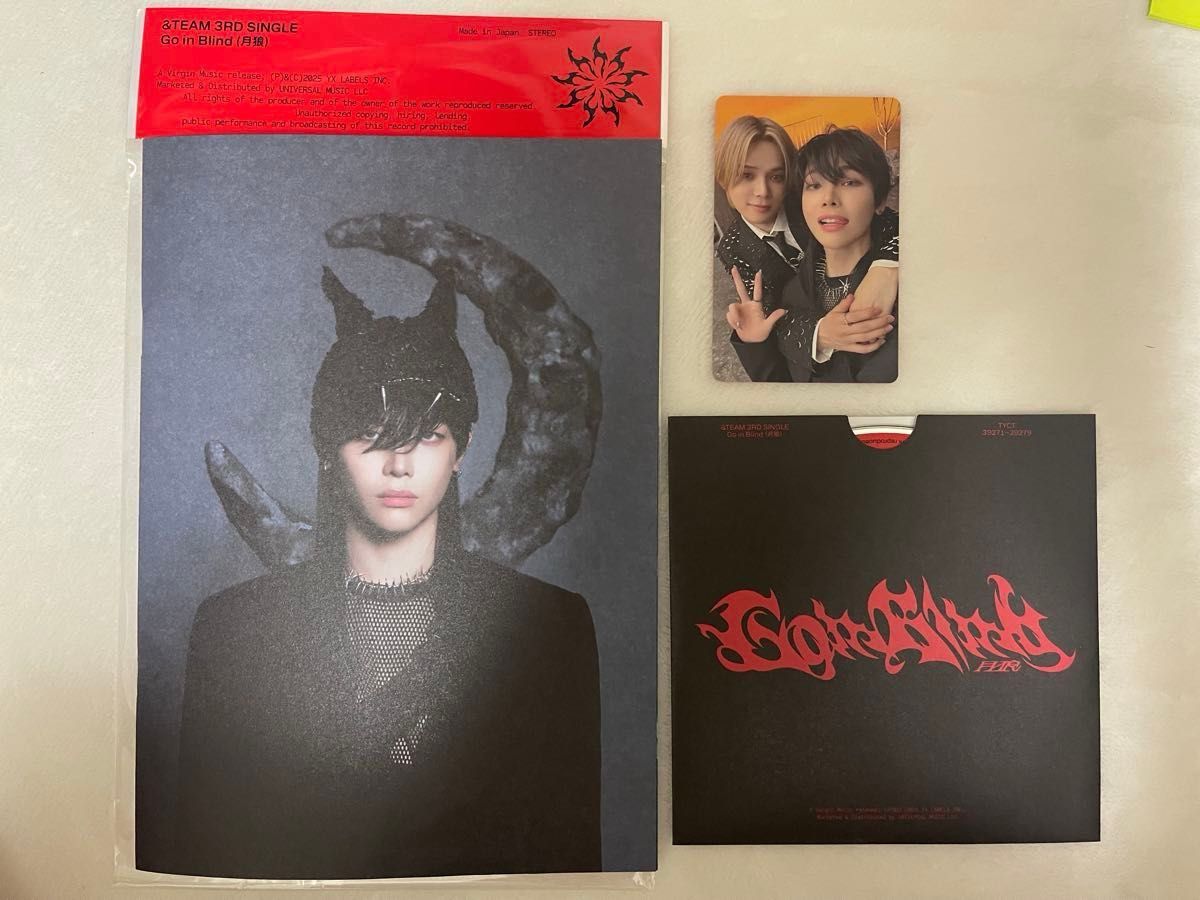 &TEAM NICHOLAS メンバーソロジャケット盤 GoinBlind 月狼 &TEAM NICHOLAS メンバーソロジャケット盤 GoinBlind 月狼