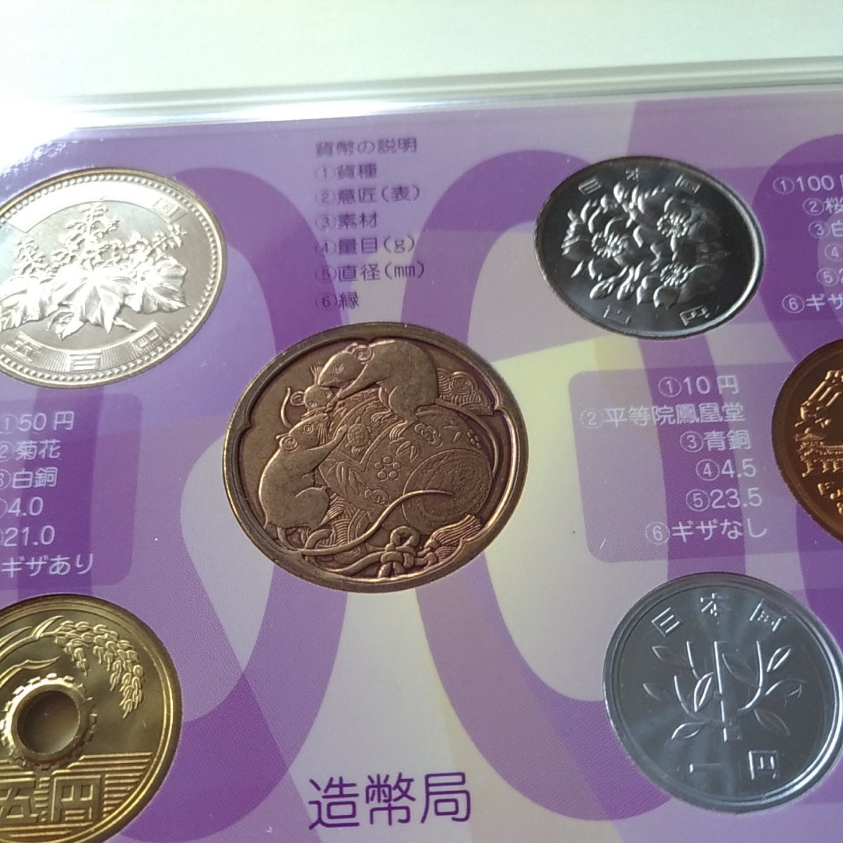PayPayフリマ｜造幣局発行 記念硬貨 ２００８年ミントセット 新品未使用品