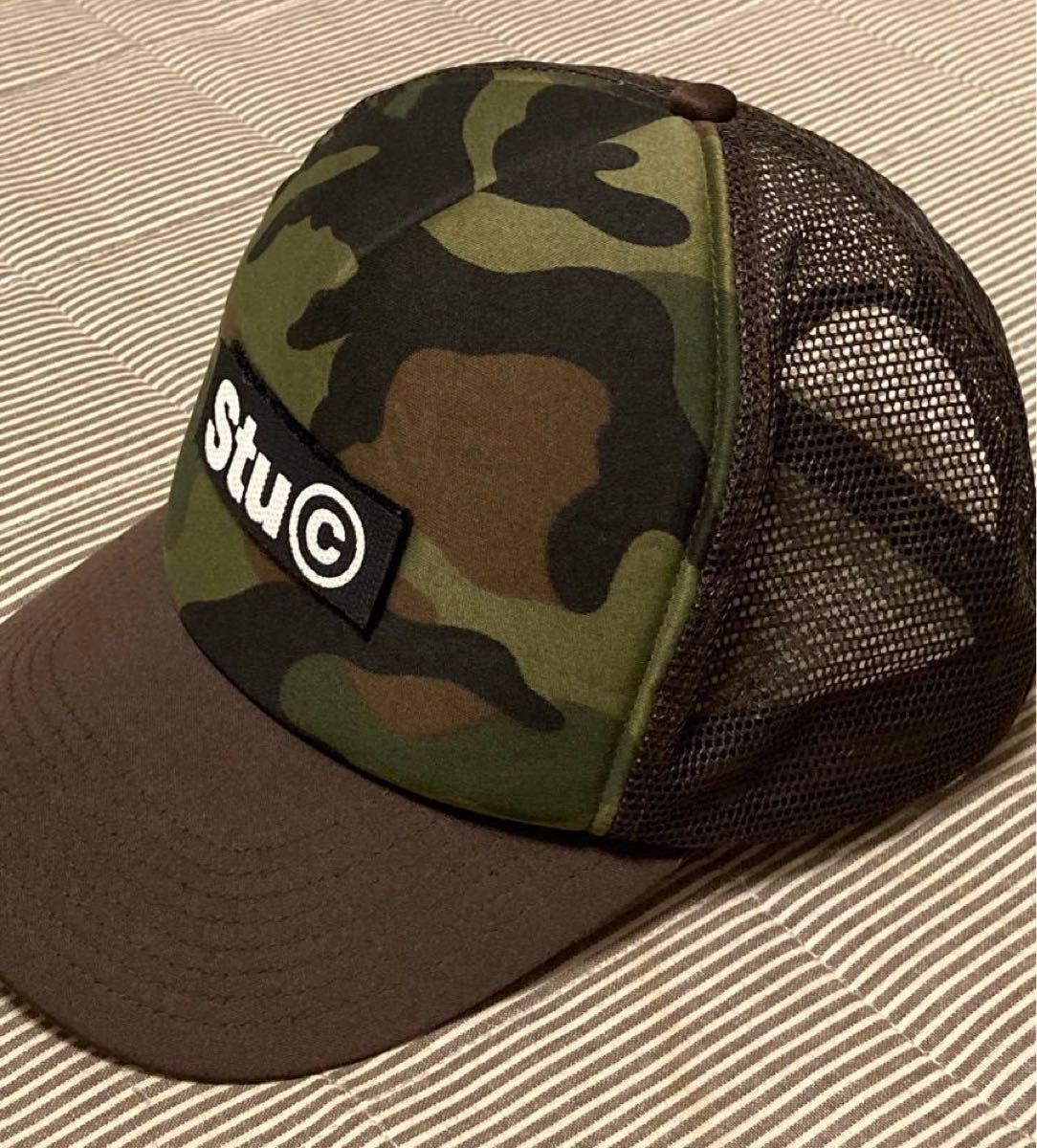 超レア 90's stussy ステューシー メッシュキャップ カモフラ 超レア 90's stussy ステューシー メッシュキャップ カモフラ