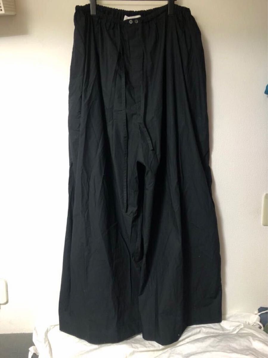 LOEWE 20SS Ov Drawstring Trousers 超ワイド ドローストリング LOEWE 20SS Ov Drawstring Trousers 超ワイド ドローストリング
