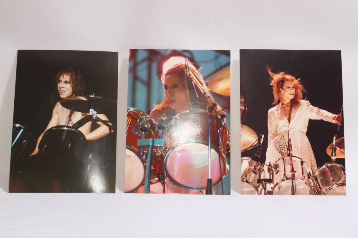 ★即決 YOSHIKI Toshl 写真 １０枚セット ライブ ブロマイド X JAPAN hide PATA TAIJI エックス ジャパン ヨシキ トシ 管理番号２_画像1