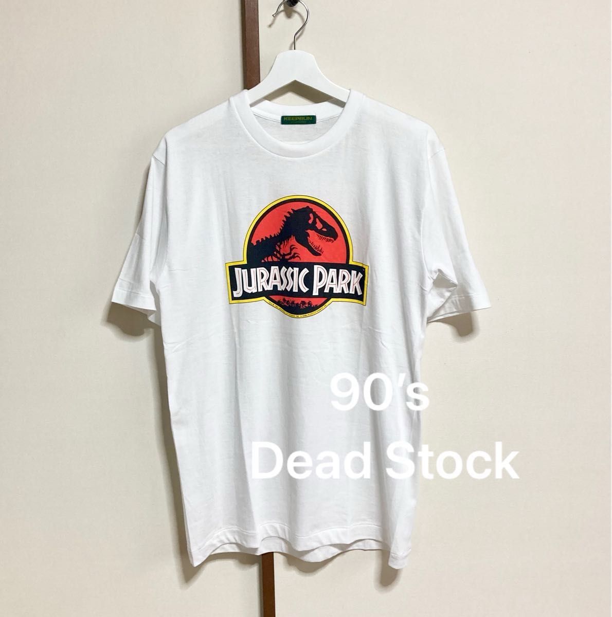 未使用1992 JURASSIC PARK / ジュラシックパークTシャツ Movie T 未使用1992 JURASSIC PARK / ジュラシックパークTシャツ Movie T