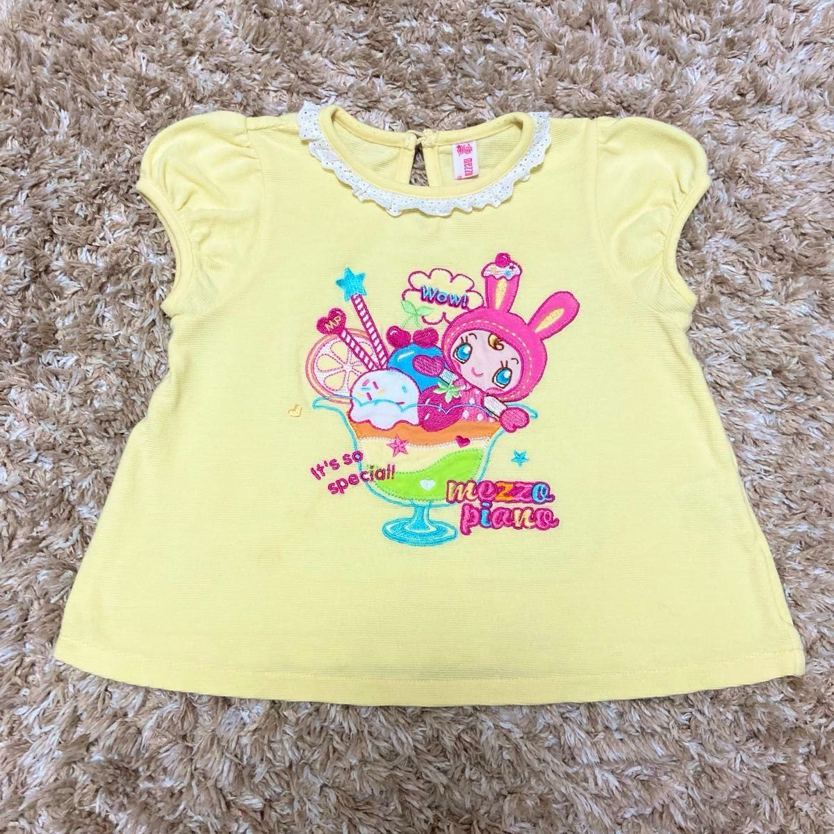 メゾピアノ 90 ベリエちゃん Tシャツ 平成レトロ 女児 トップス メゾピアノ 90 ベリエちゃん Tシャツ 平成レトロ 女児 トップス