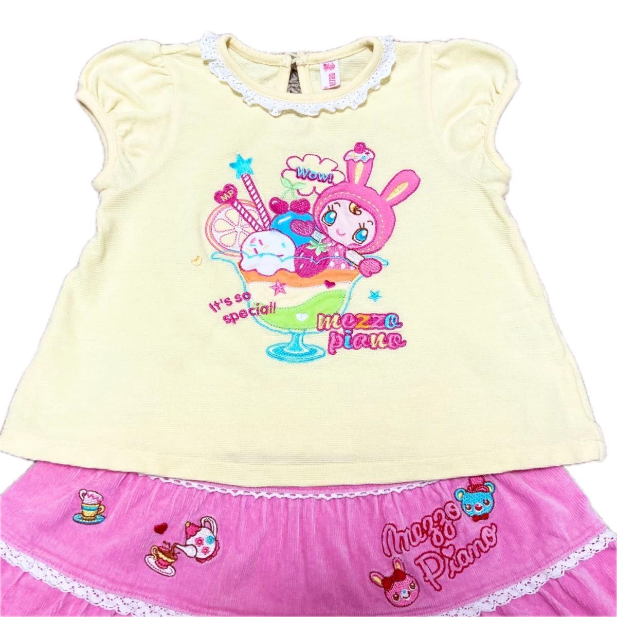メゾピアノ 90 ベリエちゃん Tシャツ 平成レトロ 女児 トップス メゾピアノ 90 ベリエちゃん Tシャツ 平成レトロ 女児 トップス