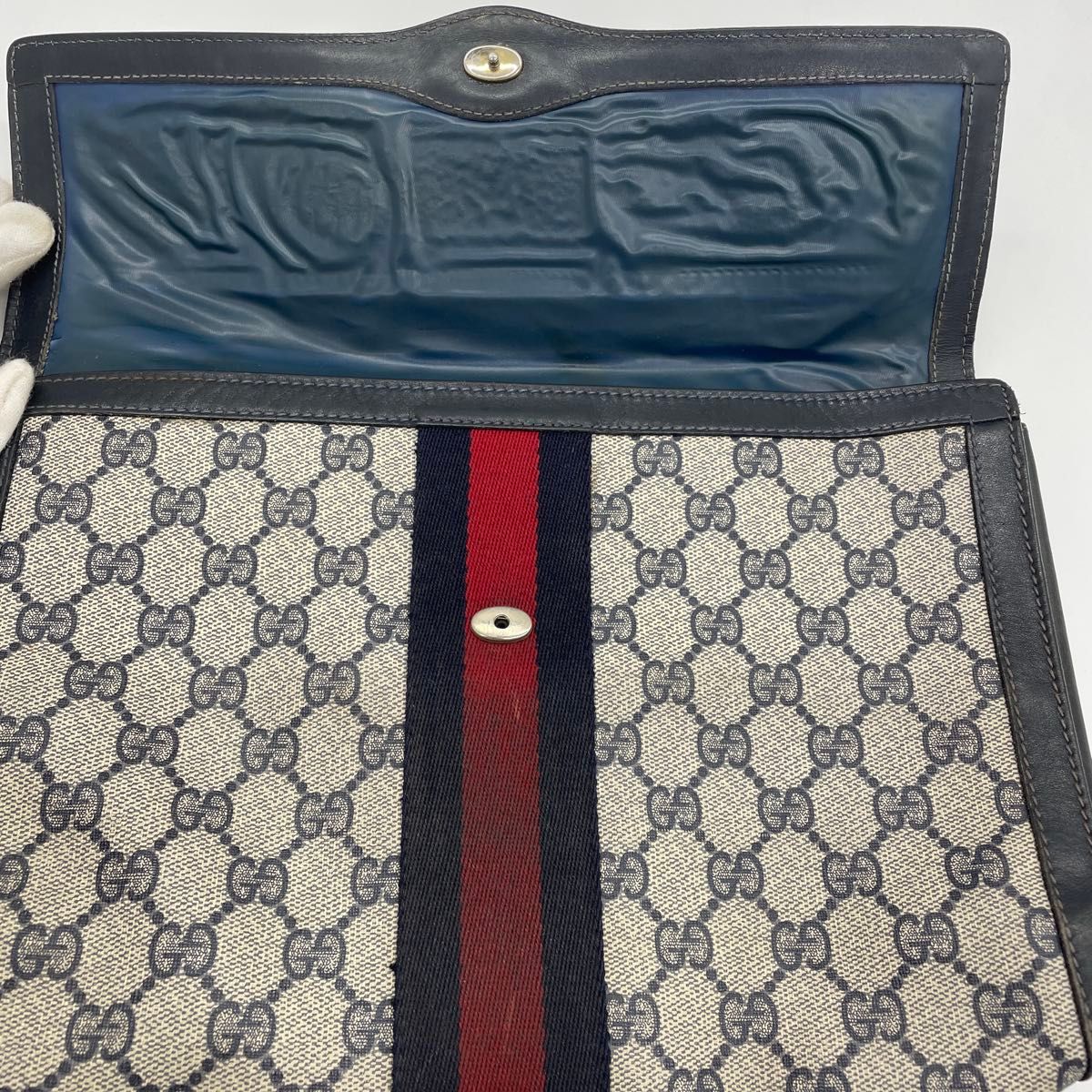 GUCCI グッチ シェリーライン オールド クラッチバッグ GUCCI グッチ シェリーライン オールド クラッチバッグ