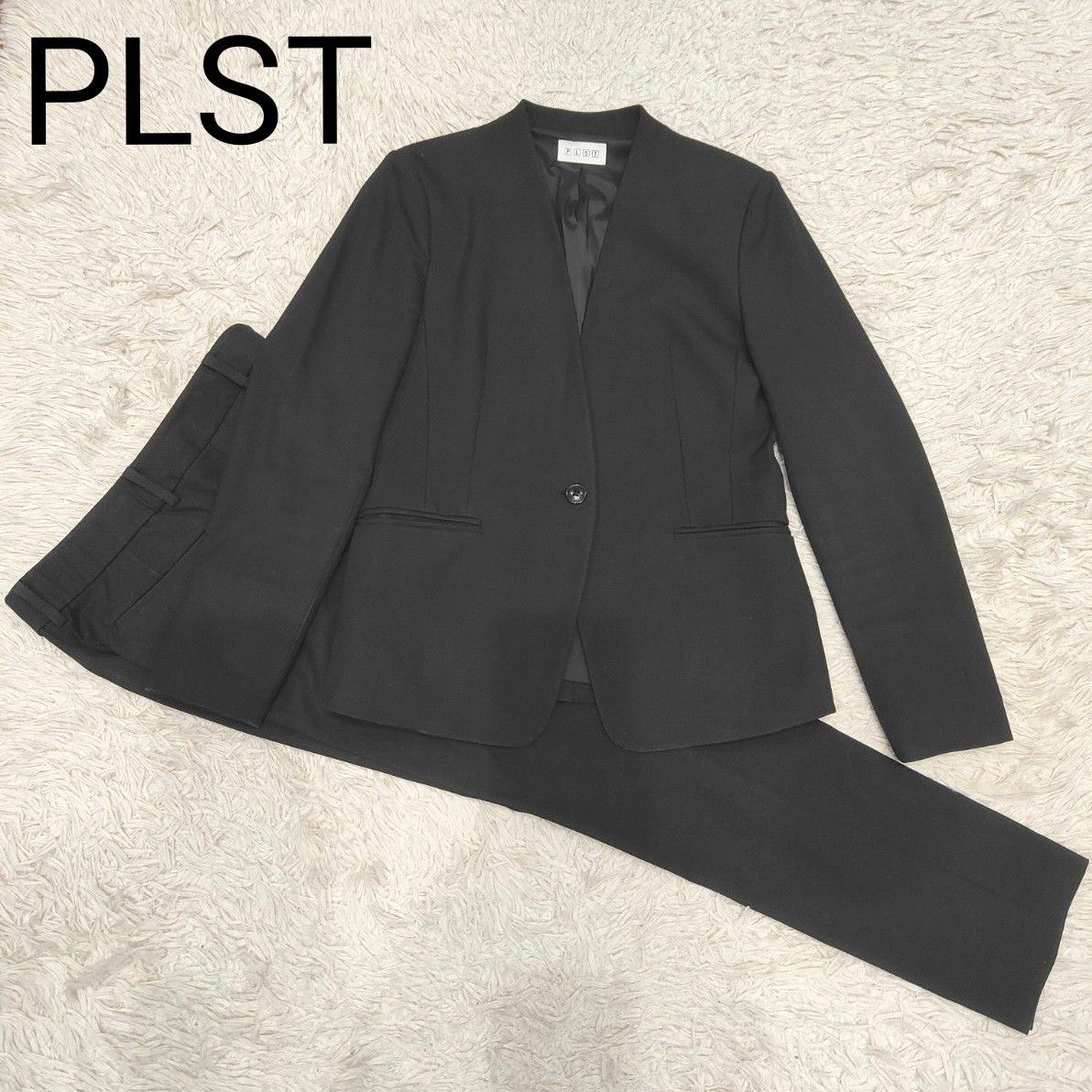 PLST プラステ ノーカラージャケット テーパードパンツ パンツ PLST プラステ ノーカラージャケット テーパードパンツ パンツ