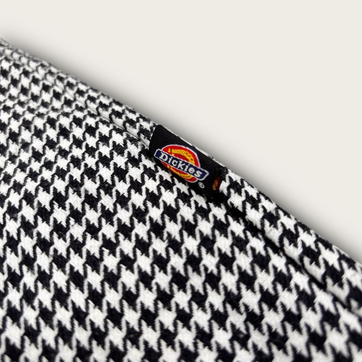 古着 90s Dickies 千鳥格子 チェック パンツ スラックス ワイド 古着 90s Dickies 千鳥格子 チェック パンツ スラックス ワイド