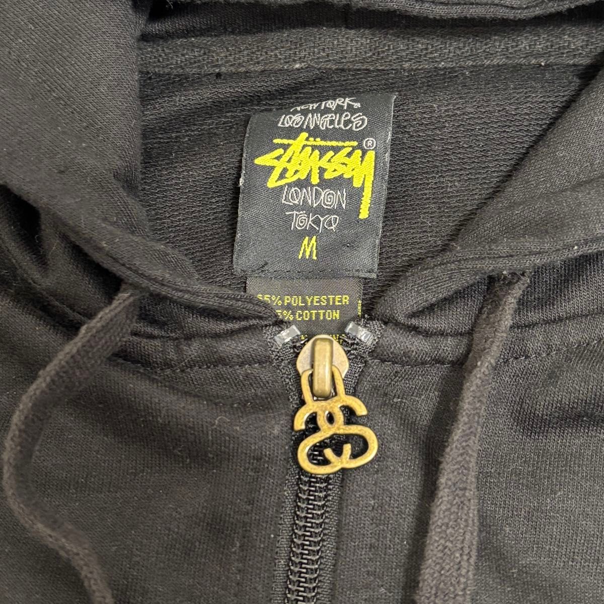 古着 00s STUSSY ジップパーカー フーディ 短丈 シャネル y2k 古着 00s STUSSY ジップパーカー フーディ 短丈 シャネル y2k