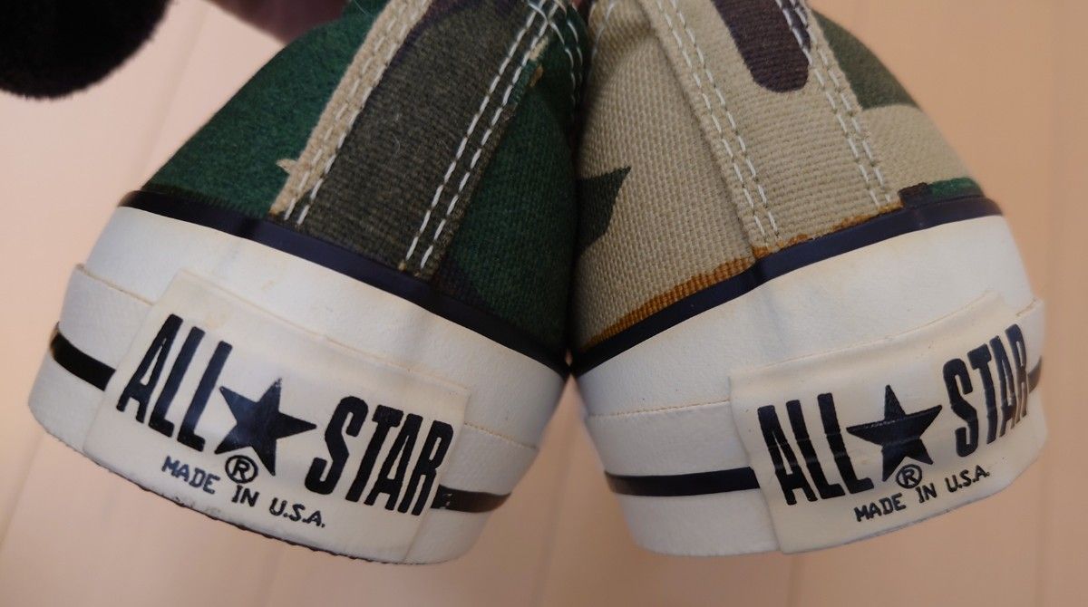 コンバースUSA製ALLSTAR 未使用若干シミ有り ヴィンテージ コンバースUSA製ALLSTAR 未使用若干シミ有り ヴィンテージ