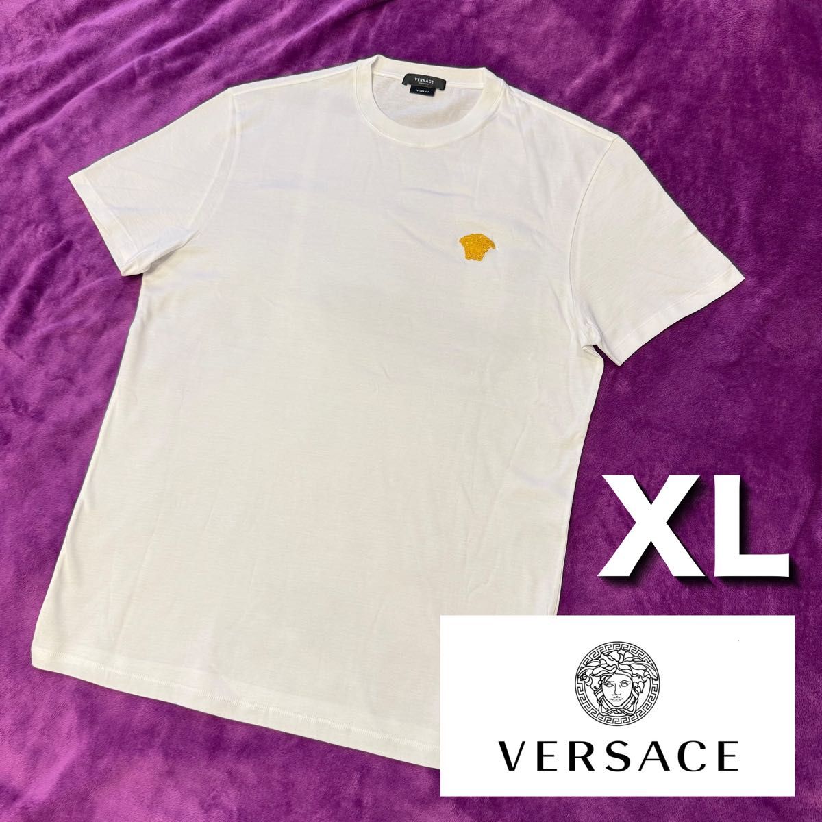 versace メドゥーサ ワンポイント 金 ロゴ tシャツ 白 XL|Yahoo versace メドゥーサ ワンポイント 金 ロゴ tシャツ 白 XL|Yahoo