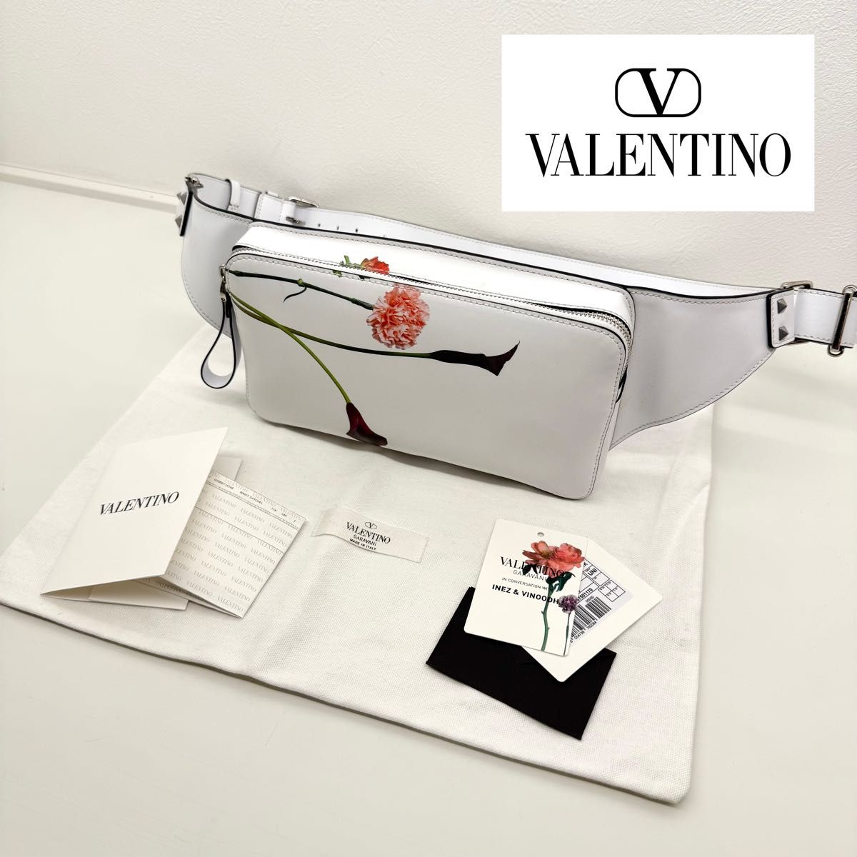 VALENTINO ヴァレンティノ ウエストバッグ ボディバッグ レザー VALENTINO ヴァレンティノ ウエストバッグ ボディバッグ レザー