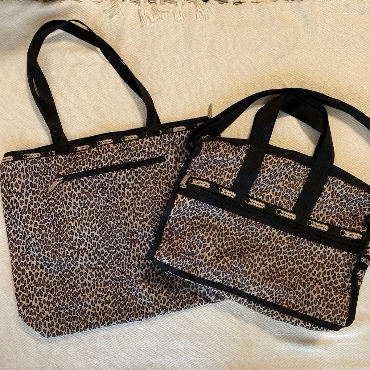LESPORTSAC レオパード 豹柄 日帰り用ショルダーバッグ LESPORTSAC レオパード 豹柄 日帰り用ショルダーバッグ