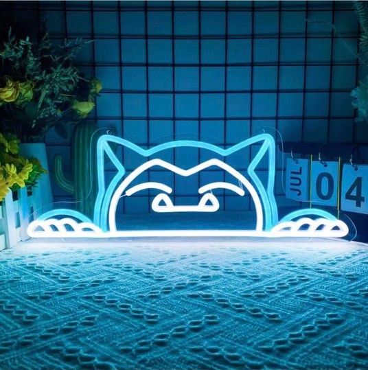 ポケモン カビゴン ネオンサイン ネオンライト LED 照明 ライト ポケモン カビゴン ネオンサイン ネオンライト LED 照明 ライト