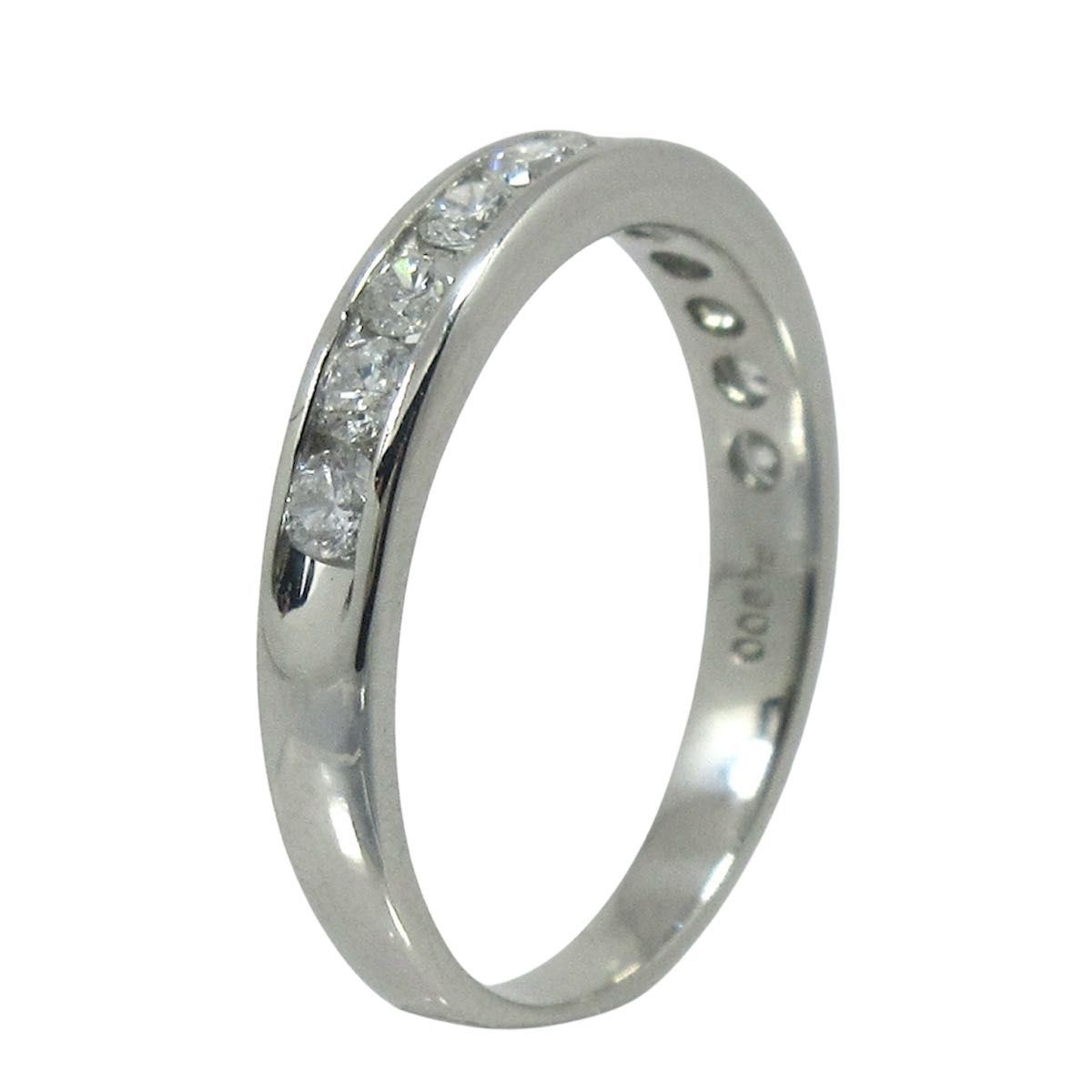 『5年保証』 プラチナリング 51ct リングD0 ダイヤ Pt900 新品 指輪 5石 プラチナ台