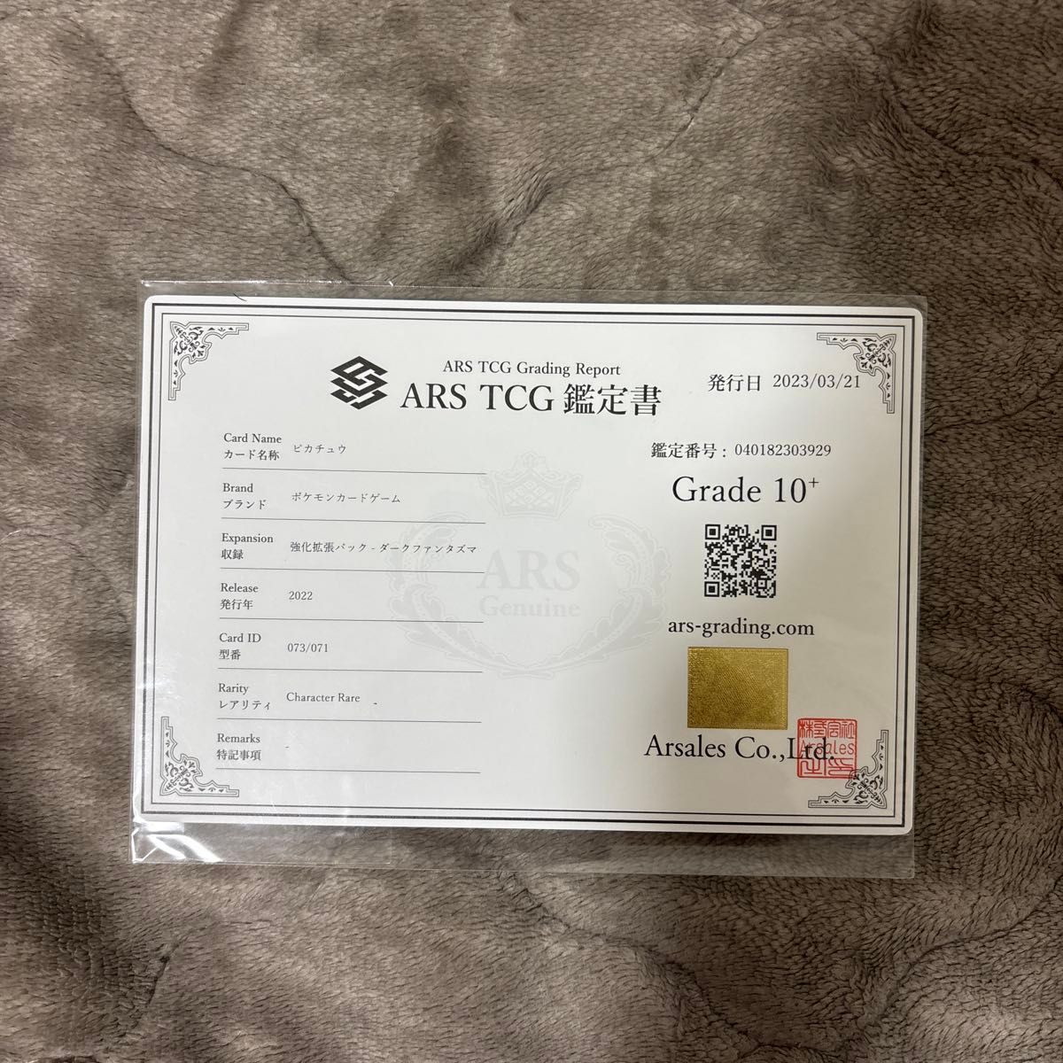 ポケモンカードポッチャマchrポケモンカードピカチュウar鑑定品 ポケモンカードポッチャマchrポケモンカードピカチュウar鑑定品