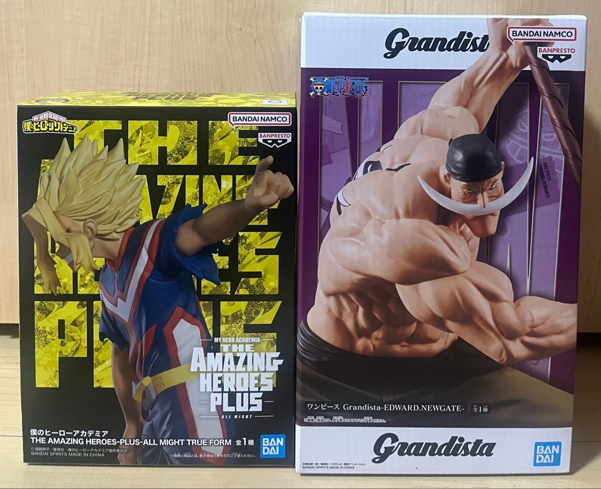 ヒロアカ オールマイト ワンピース ニューゲート フィギュア 2体 ヒロアカ オールマイト ワンピース ニューゲート フィギュア 2体
