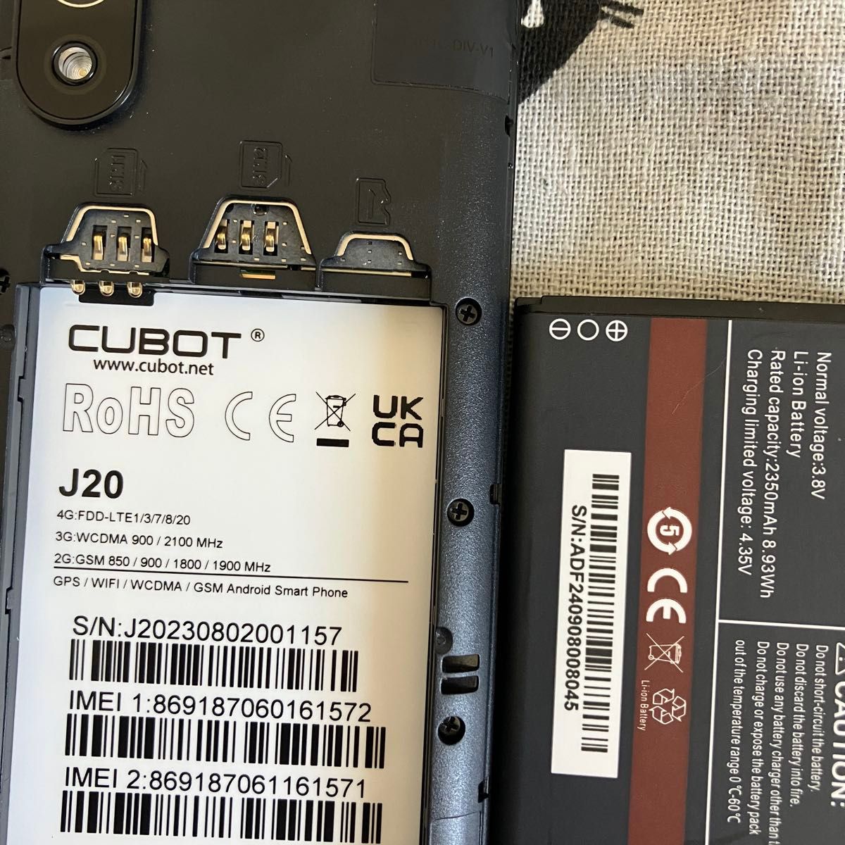 動作確認済み CUBOT J20 4インチ Android12 メモリ3GB+仮想3GB 動作確認済み CUBOT J20 4インチ Android12 メモリ3GB+仮想3GB