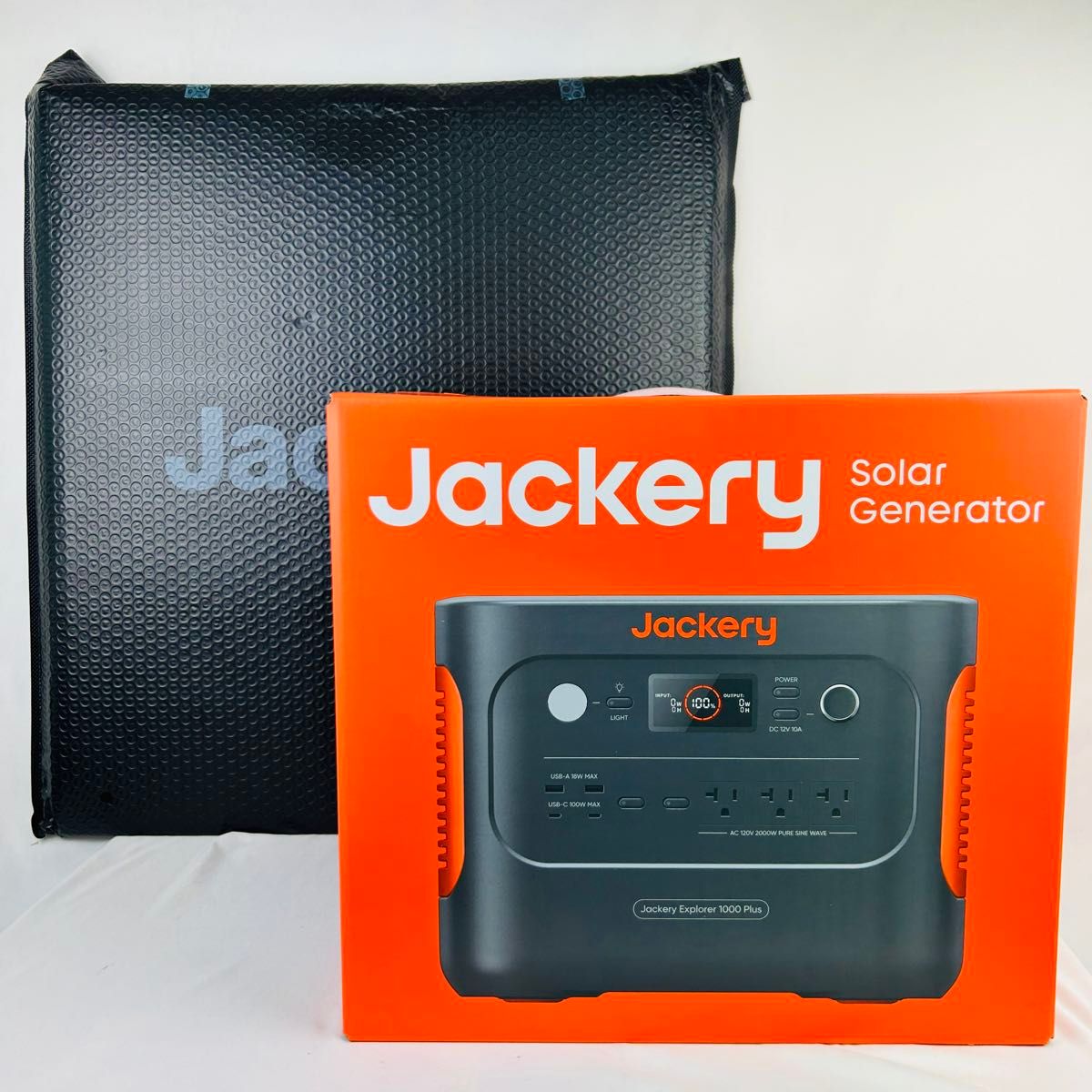 未使用 Jackery 1000 Plus ポータブル電源 ソーラーパネル 未使用 Jackery 1000 Plus ポータブル電源 ソーラーパネル