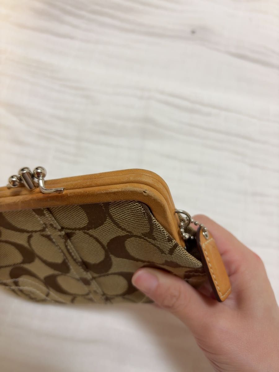訳あり コーチ coach がま口 コインケース ベージュ 財布|Yahoo 訳あり コーチ coach がま口 コインケース ベージュ 財布|Yahoo
