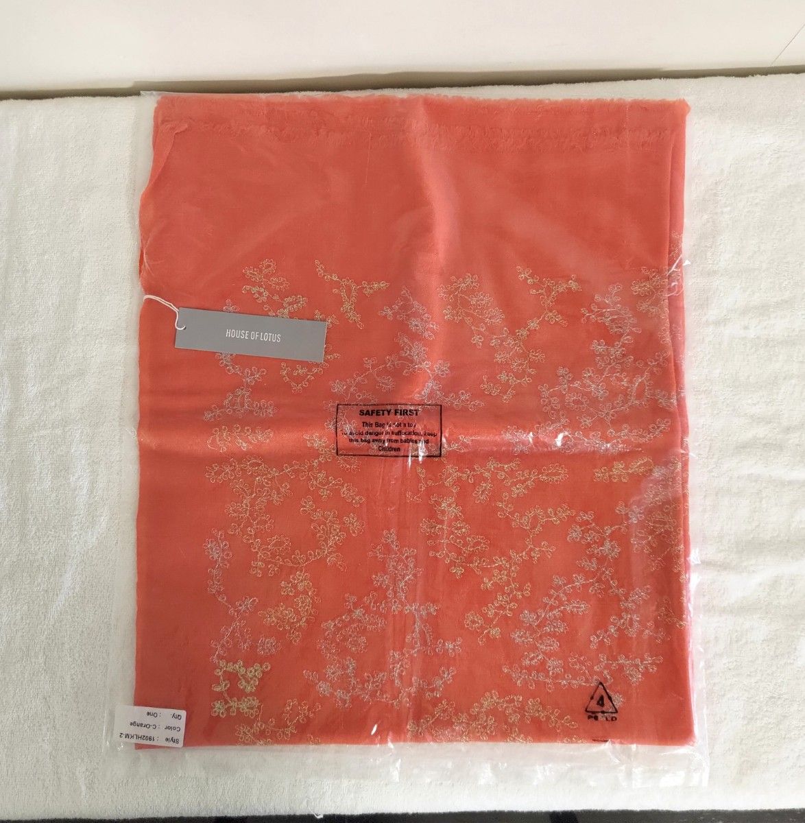HOUSE OF LOTUS ハウスオブロータス ストール 刺繍 インド製 HOUSE OF LOTUS ハウスオブロータス ストール 刺繍 インド製