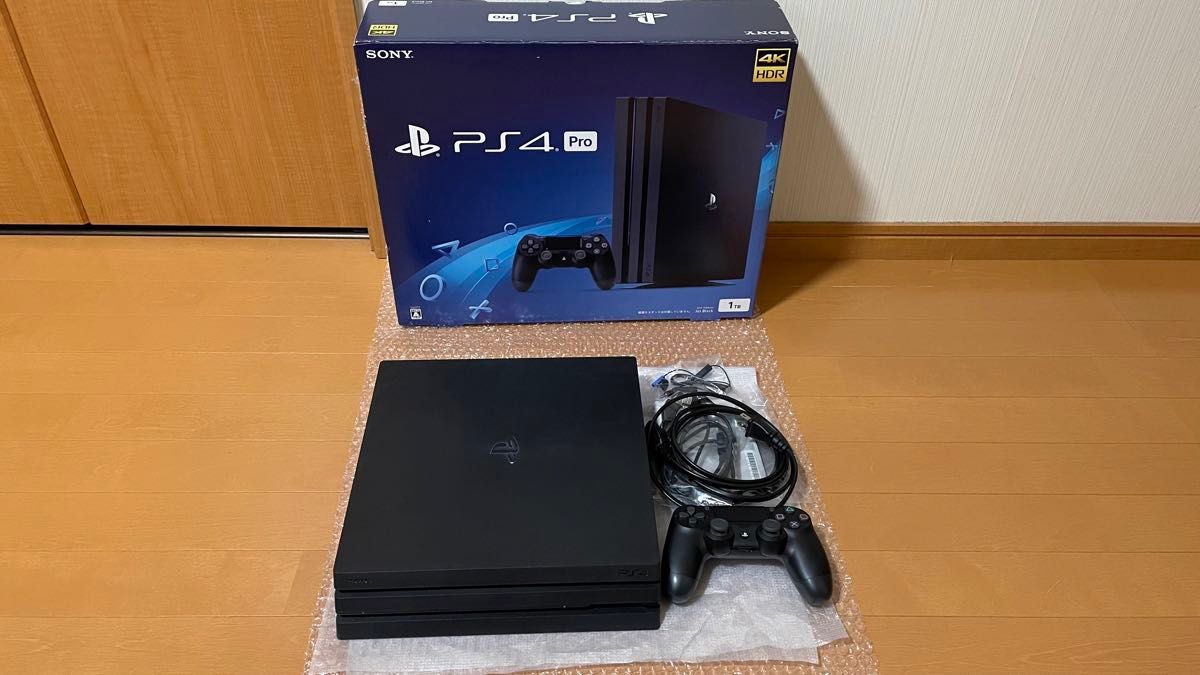PS4 Pro ジェットブラック 本体 SSD1TB換装済み 型番CUH PS4 Pro ジェットブラック 本体 SSD1TB換装済み 型番CUH