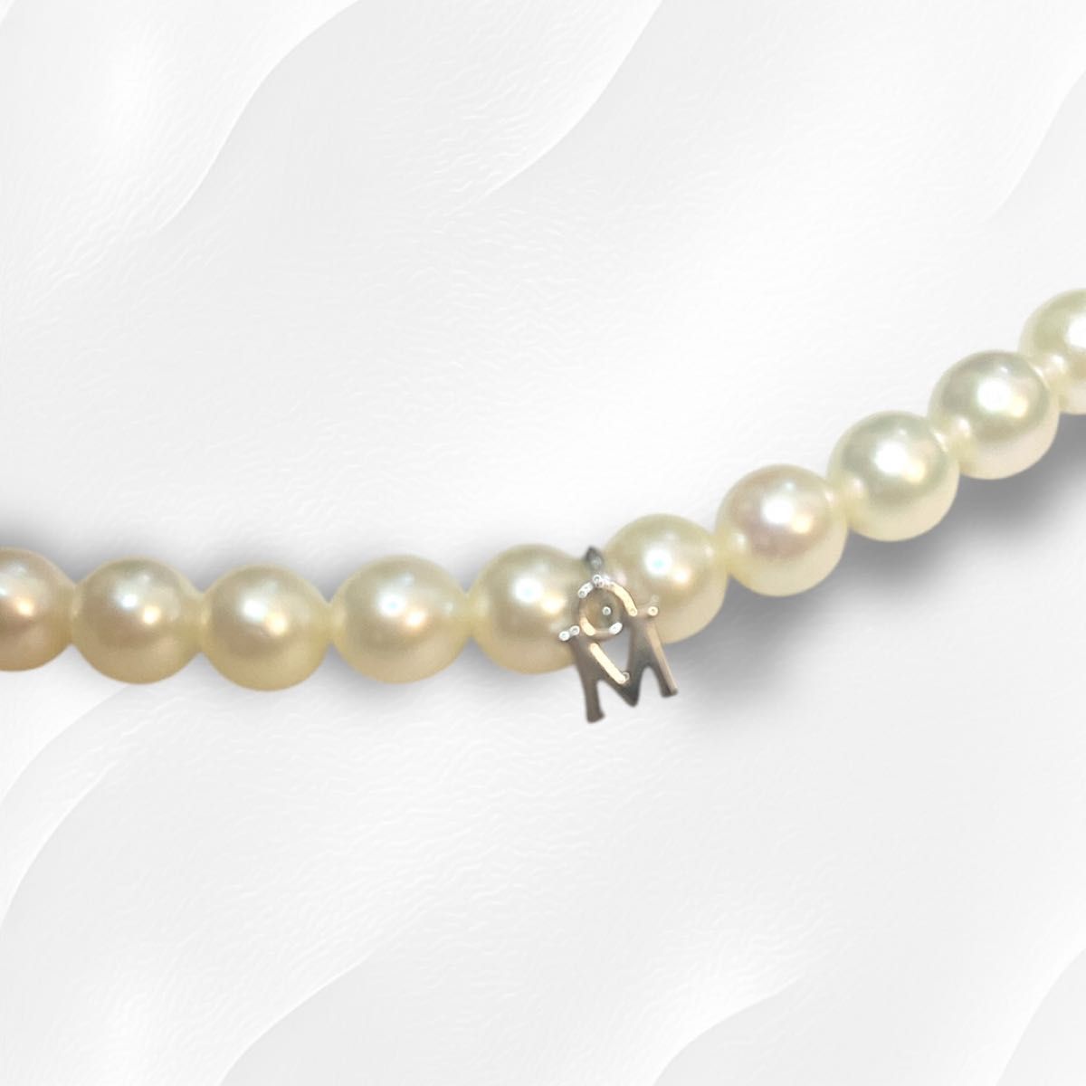 美品 糸換え済】MIKIMOTO パールネックレス あこや真珠 ベビー 美品 糸換え済】MIKIMOTO パールネックレス あこや真珠 ベビー