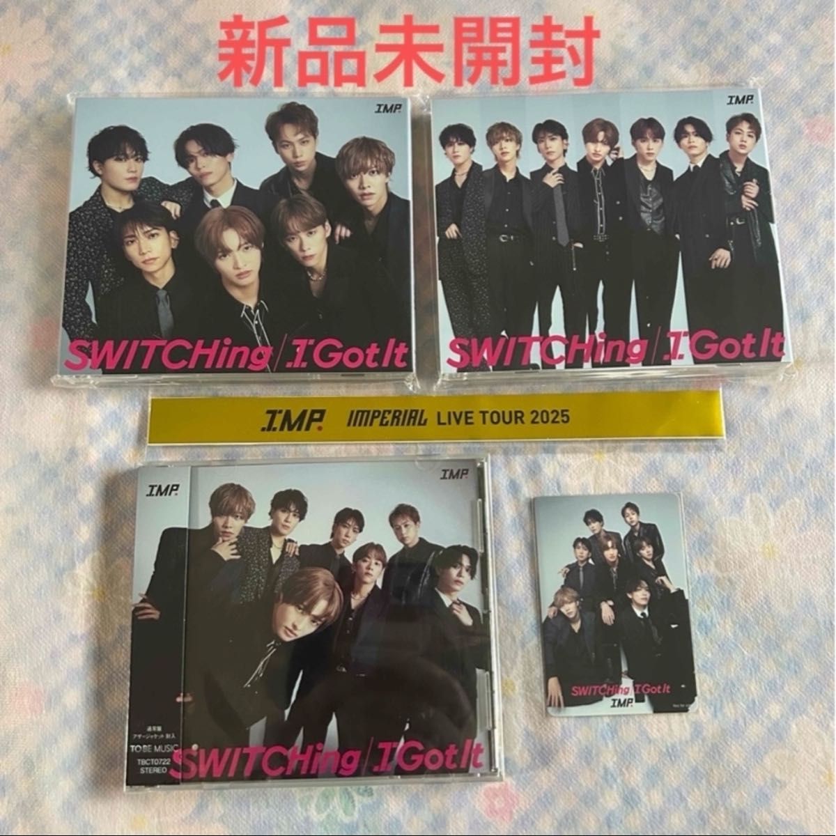 新品】IMP 「SWITCHing/I Got It」初回限定盤A・B・通常盤 3 新品】IMP 「SWITCHing/I Got It」初回限定盤A・B・通常盤 3