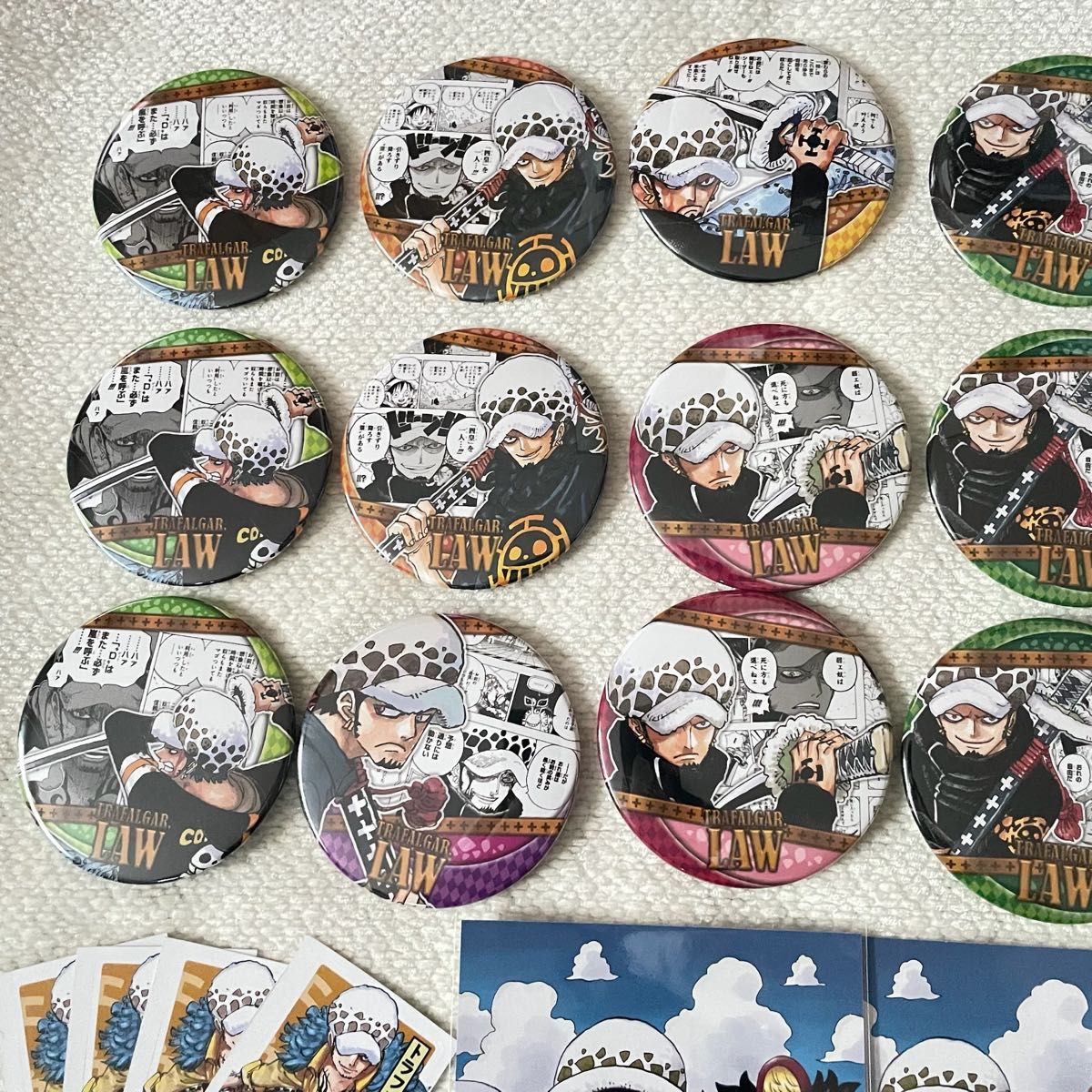 ONE PIECE ワンピース トラファルガーロー 缶バッジ ポスト